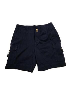 Ralph Lauren Green Label Navy Blue Cargo Shorts Womens Size 4P EUC